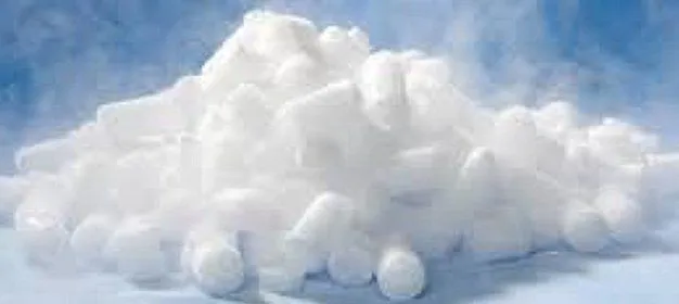 Dry ice