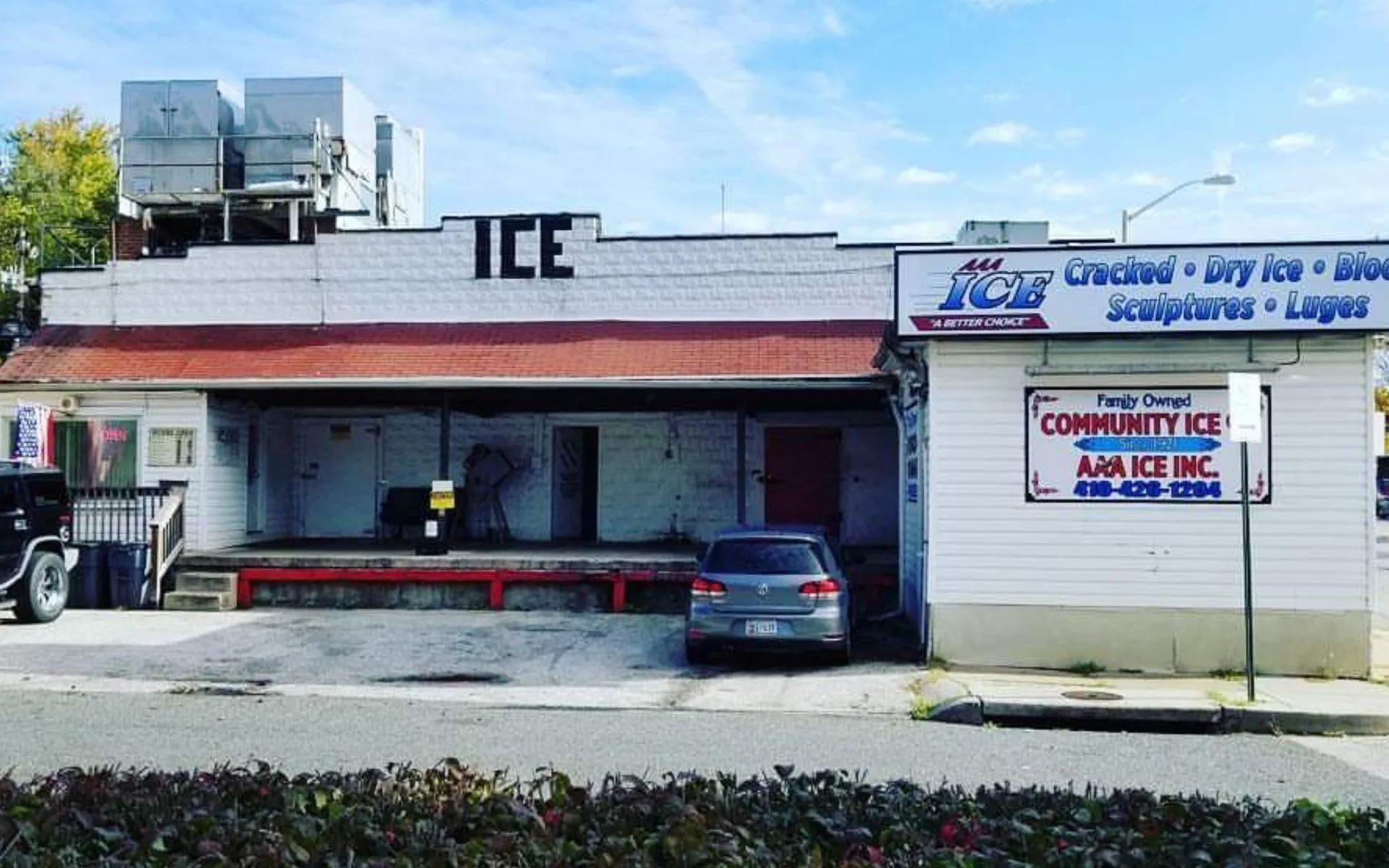 The AAA ICE and Community Ice plant at 6100 Belair Road, Baltimore